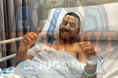 Mounir Nasraoui, en el hospital