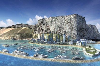 Imagen del proyecto urbanístico de Gibraltar en el Eastside