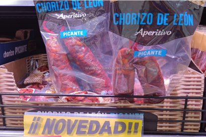 Chorizo picante de León en Mercadona