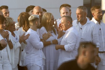 Belén Esteban, Víctor Sandoval o Kiko Hernandez el día final de Sálvame, el 23 de junio de 2023.