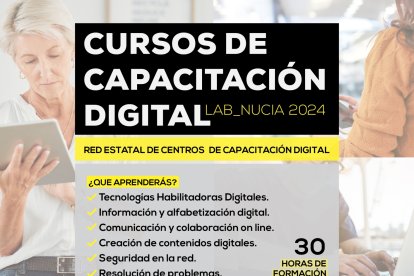 Cursos de Capacitación digital en Lab Nucia