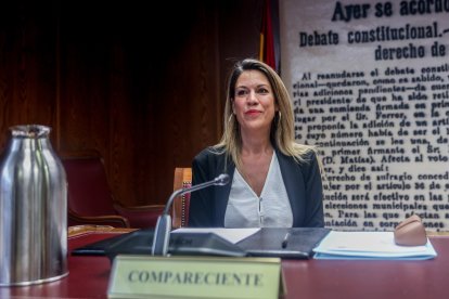 La exdirectora de Wakalua, Leticia Lauffer, comparece ante la Comisión de Investigación sobre el ‘caso Koldo’.