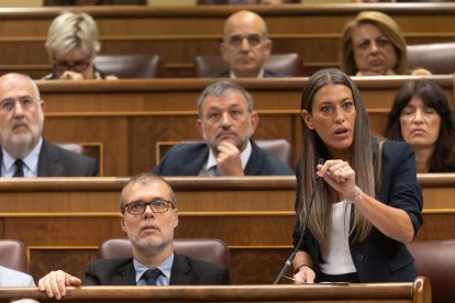 La portavoz de Junts en el Congreso, Miriam Nogueras.