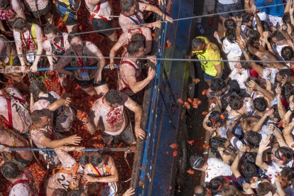 Imagen archivo de la Tomatina