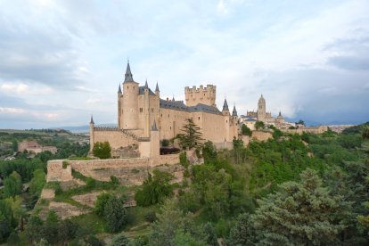 Alcázar de Segovia desde el Mirador de los Dos Valles