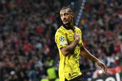 Sebastien Haller, con el Borussia Dortmund.