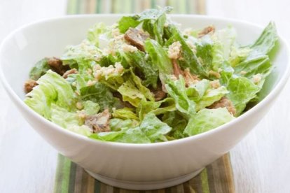 Ensalada con lechuga romana