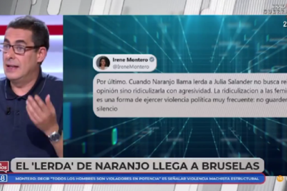 Antonio Naranjo durante 'En boca de todos', programa en el que es colaborador habitual.