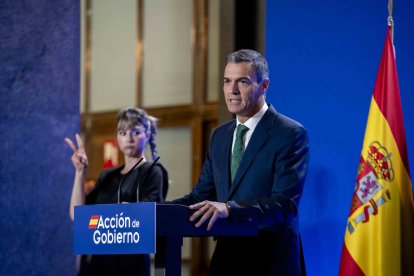 El presidente del Gobierno, Pedro Sánchez