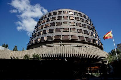 Edificio del Tribunal Constitucional, en Madrid.