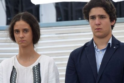 Victoria Federica y Froilán de Marichalar y Borbón en 2017