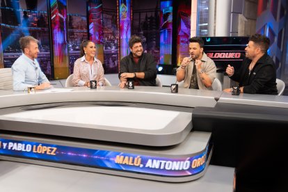 Malu, Pablo Lopez, Luis Fonsi, Antonio Orozco y Pablo Motos, este miércoles 11.