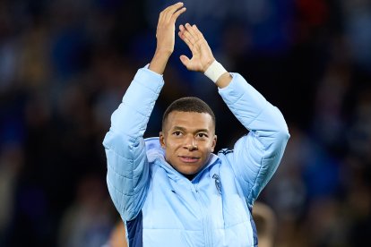 Mbappé, tras el partido contra la Real Sociedad.