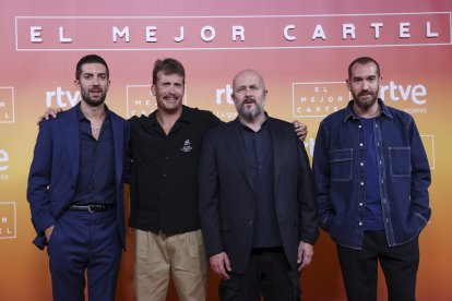 David Broncano, Marcos Martínez "Grison" , Jorge Ponce y Ricardo Castella.