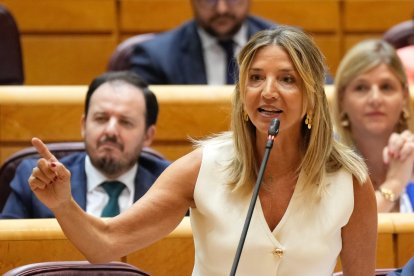 Alicia García, la portavoz del PP en el Senado