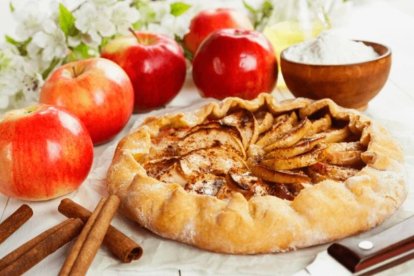 Galette de manzana y canela