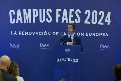 El ex presidente del Gobierno José María Aznar inaugura el Campus FAES 2024