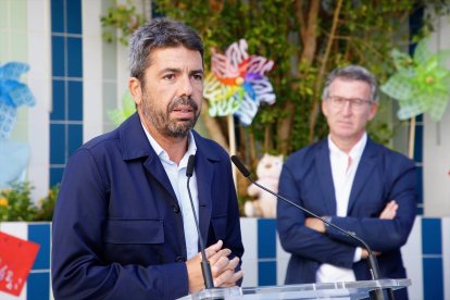 El presidente del PPCV, Carlos Mazón,