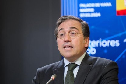 El ministro de Exteriores, José Manuel Albares