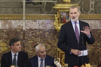 Felipe VI y Pedro Sanchez, el pasado 19 de junio en el décimo aniversario de la Coronación del Rey.