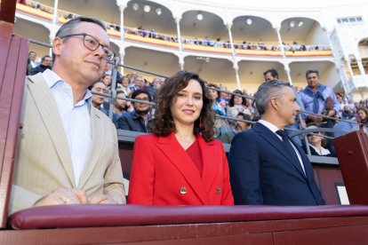 Isabel Díaz Ayuso, en Las Ventas, este sábado