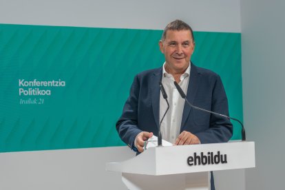 Arnaldo Otegi, en un acto de EH Bildu, el pasado mes de septiembre.