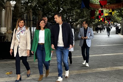 La portavoz del PSOE y secretaria general del partido en Burgos, Esther Peña.