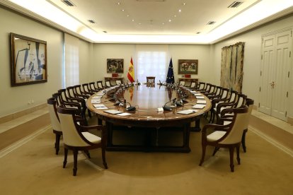 sala de reuniones del consejo de ministros