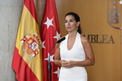 La portavoz de VOX en la Asamblea de Madrid, Rocío Monasterio.