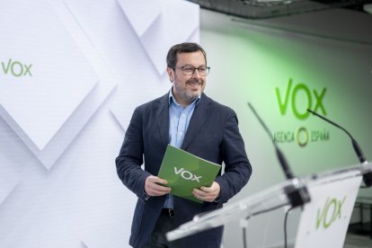 El portavoz de Vox y nuevo presidente de los de Abascal en Madrid, José Antonio Fúster.