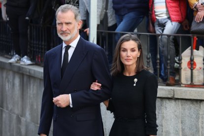 Los Reyes Felipe y Letizia en un reciente acto