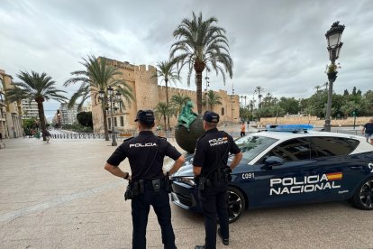 Agentes de la Policía Nacional en imagen de archivo

REMITIDA / HANDOUT por POLICÍA NACIONAL
Fotografía remitida a medios de comunicación exclusivamente para ilustrar la noticia a la que hace referencia la imagen, y citando la procedencia de la imagen en la firma
20/10/2024