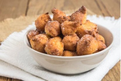 Buñuelos de manzana caseros