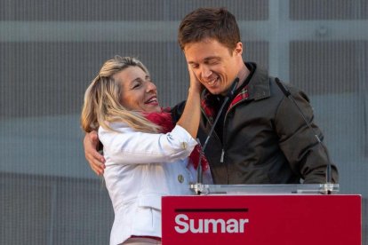 Yolanda Díaz con Íñigo Errejón