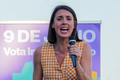 La eurodiputada de Podemos, Irene Montero