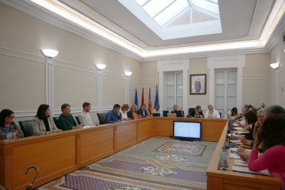 Momento del pleno del Ayuntamiento de Crevillente