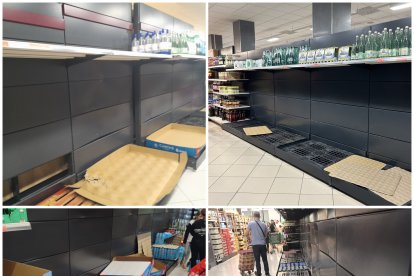 Supermercados sin garrafas de agua en Valencia.