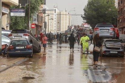 Barrio de La Torre en Valencia tras el paso de la DANA.