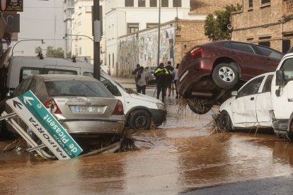 Barrio de La Torre en Valencia tras el paso de la DANA.