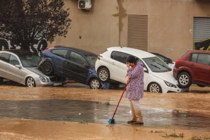 Barrio de La Torre en Valencia tras el paso de la DANA.