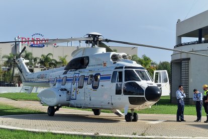 Helicóptero de Pedro Sánchez.