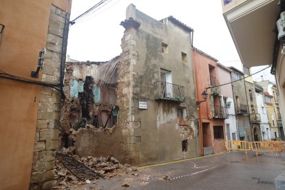 Una vivienda derrumbada por la DANA, a 31 de octubre de 2024, en Cabanes