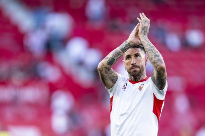 Sergio Ramos, durante su etapa en el Sevilla.