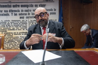 El exasesor del exministro José Luis Ábalos, Koldo García, comparece en la Comisión del Senado.