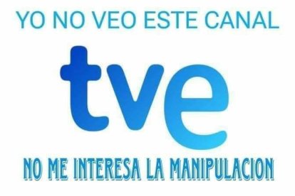 La camoaña contra RTVE en las redes sociales.