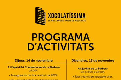 Xocolatissima y La Nit del Xocolate Viler solidaria per a Valencia