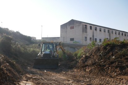 Labores de desescombro de los barrancos