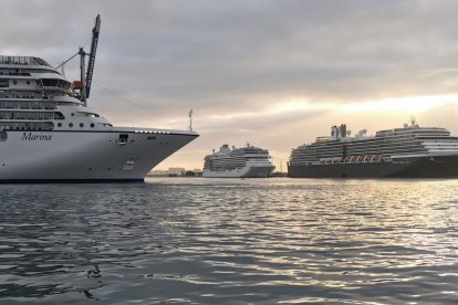 Cruceros en el puerto de Alicante