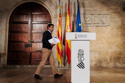 El president de la Generalitat Valenciana, Carlos Mazón