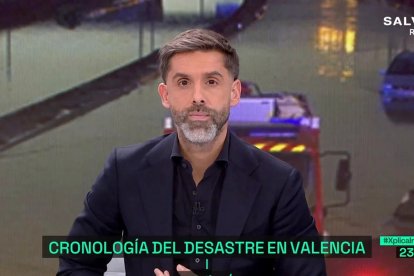 José Yélamo durante el último programa de "La Sexta Xplica"